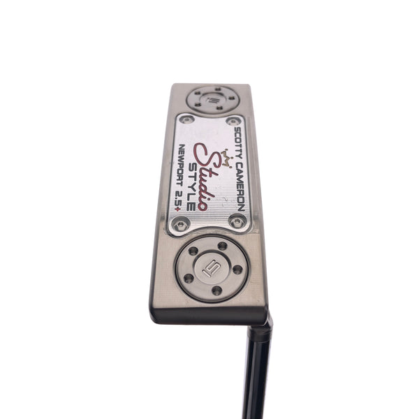 NEW Scotty Cameron Studio Style Newport 2.5 Plus Putter / 34.0 Inches