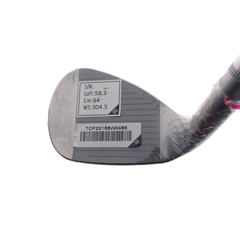 NEW TOUR ISSUE Callaway Jaws MD5 Raw Lob Wedge / 58.0 Degrees / Wedge Flex