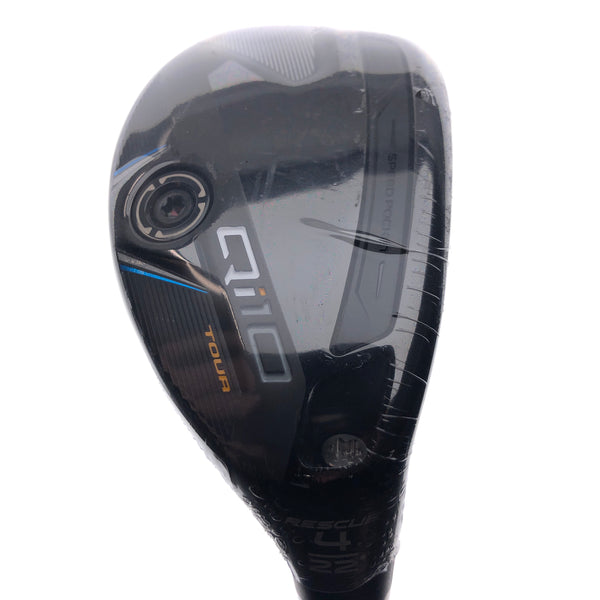 NEW TOUR ISSUE TaylorMade Qi10 Tour 4 Hybrid / 22 Degrees / Stiff Flex