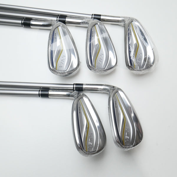 NEW TaylorMade Kalea Gold Iron Set / 7 - SW / Ladies Flex / Left-Handed