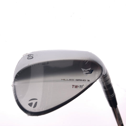 NEW TaylorMade Milled Grind 3 TW Lob Wedge / 60.0 Degrees / Stiff Flex