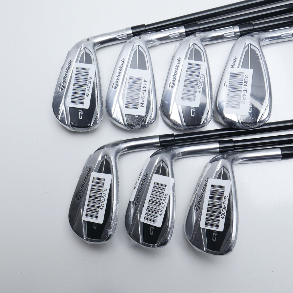 NEW TaylorMade Qi Iron Set / 5 - PW + AW / Regular Flex