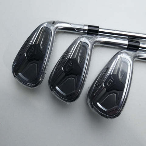 NEW TaylorMade Qi Max Iron Set / 5 - PW / Stiff Flex