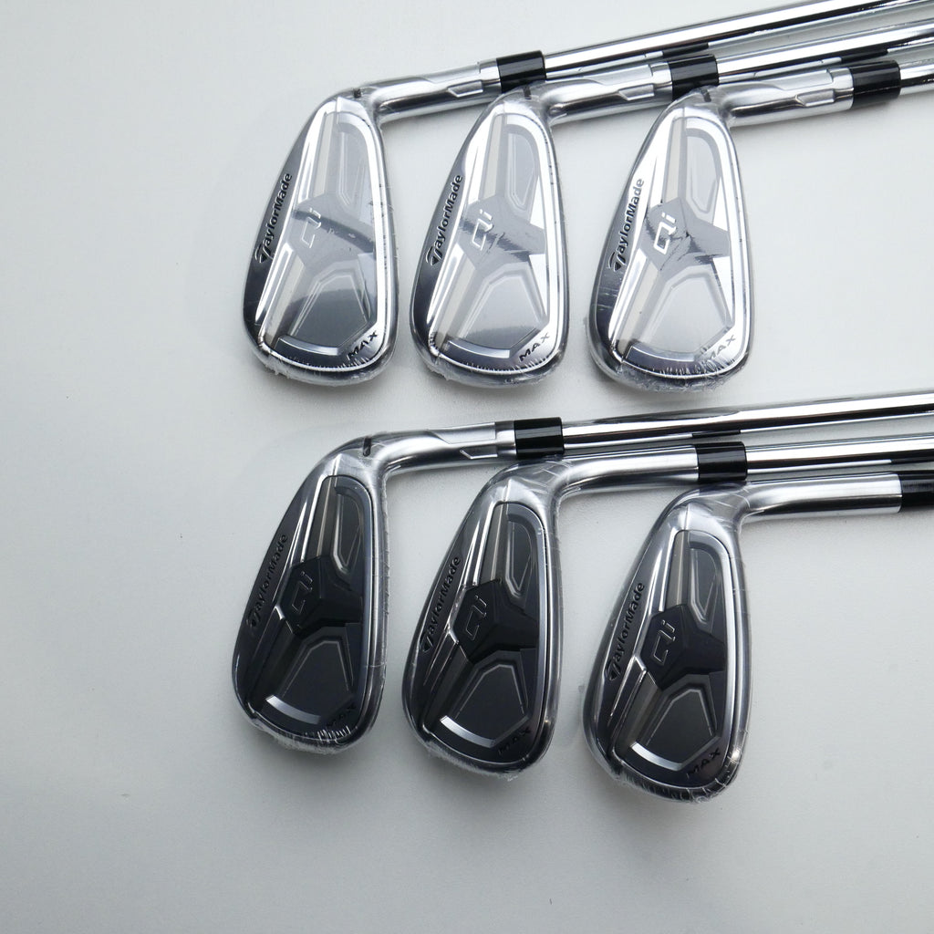 NEW TaylorMade Qi Max Iron Set / 5 - PW / Stiff Flex