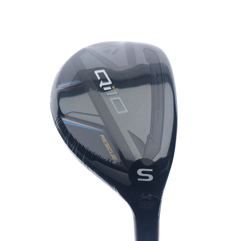 NEW TaylorMade Qi10 4 Hybrid / 22 Degrees / Regular Flex