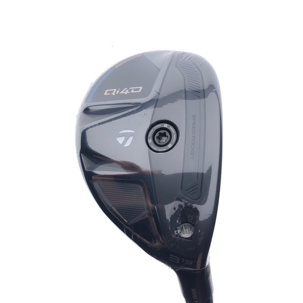 NEW TaylorMade Qi4D 3 Hybrid / 19 Degrees / Stiff Flex