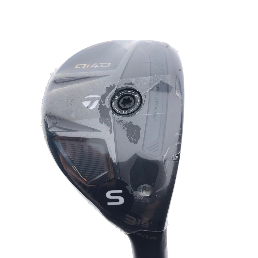 NEW TaylorMade Qi4D 3 Hybrid / 19 Degrees / Stiff Flex