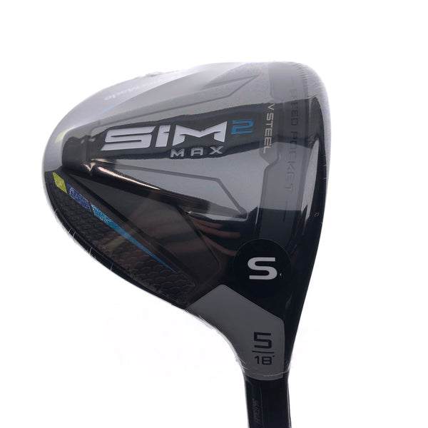 NEW TaylorMade Sim2 Max 5 Fairway Wood / 18 Degrees / Stiff Flex