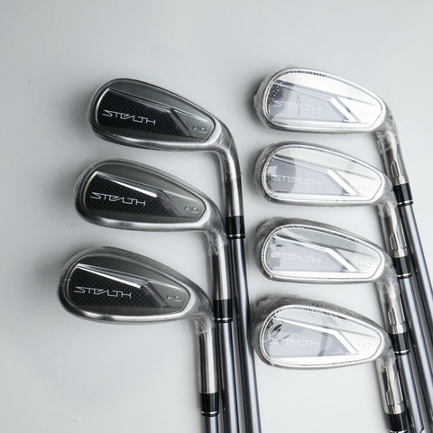 NEW TaylorMade Stealth HD Iron Set / 5 - SW / Regular Flex