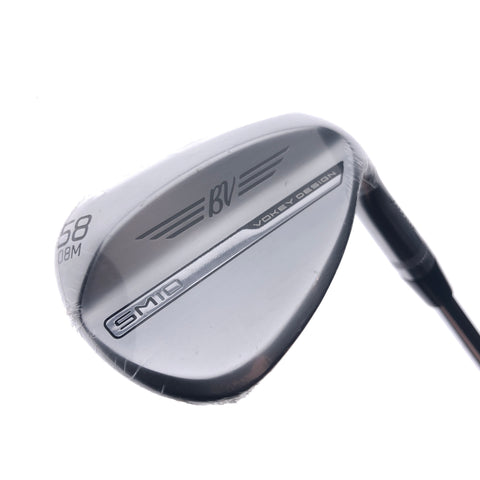 NEW Titleist Vokey SM10 Tour Chrome Lob Wedge / 58.0 Degrees / Wedge Flex