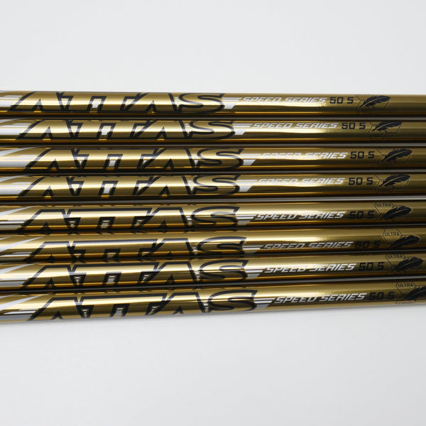 NEW UST Attas Speed Series 50 S Iron Shaft Set / Stiff Flex / 0.370