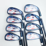 NEW Wilson D300 Limited Edition PVD Blue Iron Set / 4 - PW + GW / Regular Flex