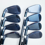 NEW Wilson D300 Limited Edition PVD Blue Iron Set / 4 - PW + GW / Regular Flex
