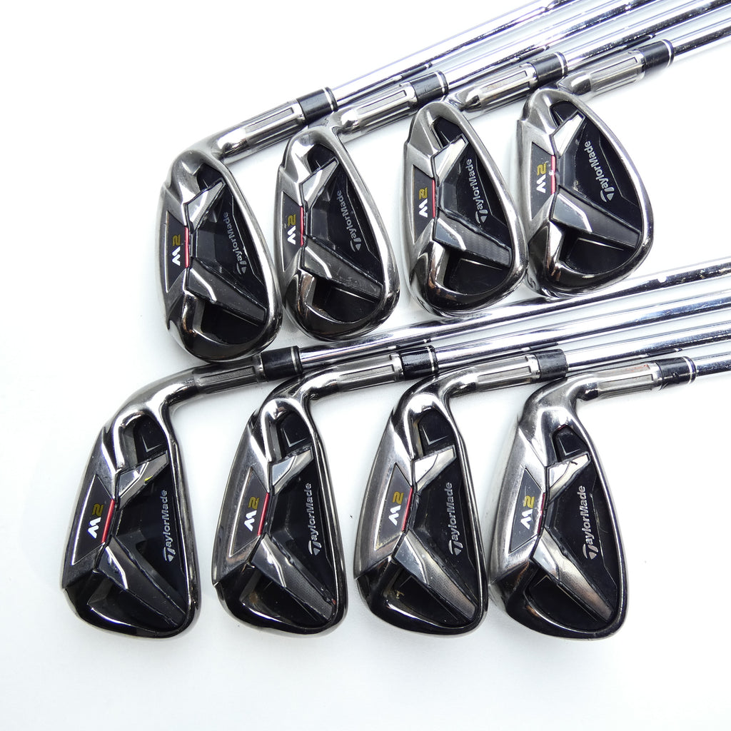Used TaylorMade M2 2016 Iron Set / 5 - SW + AW / Stiff Flex - Replay Golf 