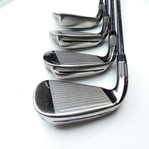 Used TaylorMade M2 2016 Iron Set / 5 - SW + AW / Stiff Flex - Replay Golf 