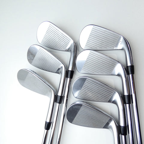 Used Titleist T350 2023 Iron Set / 5 - PW + 48° / Regular Flex / Left-Handed - Replay Golf 