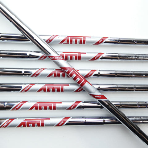 Used Titleist T350 2023 Iron Set / 5 - PW + 48° / Regular Flex / Left-Handed - Replay Golf 