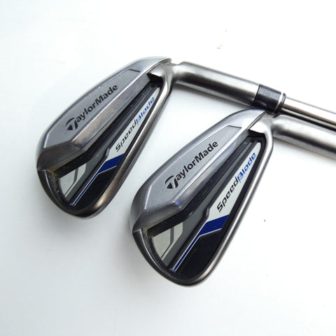 Used TaylorMade SpeedBlade Iron Set / 6 - 9 IRON / Regular Flex - Replay Golf 
