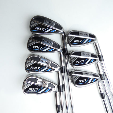 Used Rife RX7 Iron Set / 5 - SW / Regular Flex - Replay Golf 