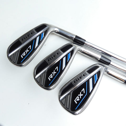 Used Rife RX7 Iron Set / 5 - SW / Regular Flex - Replay Golf 