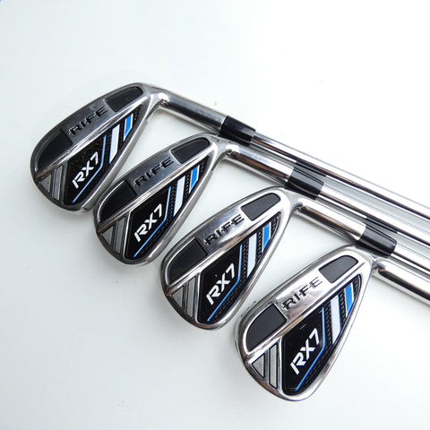Used Rife RX7 Iron Set / 5 - SW / Regular Flex - Replay Golf 