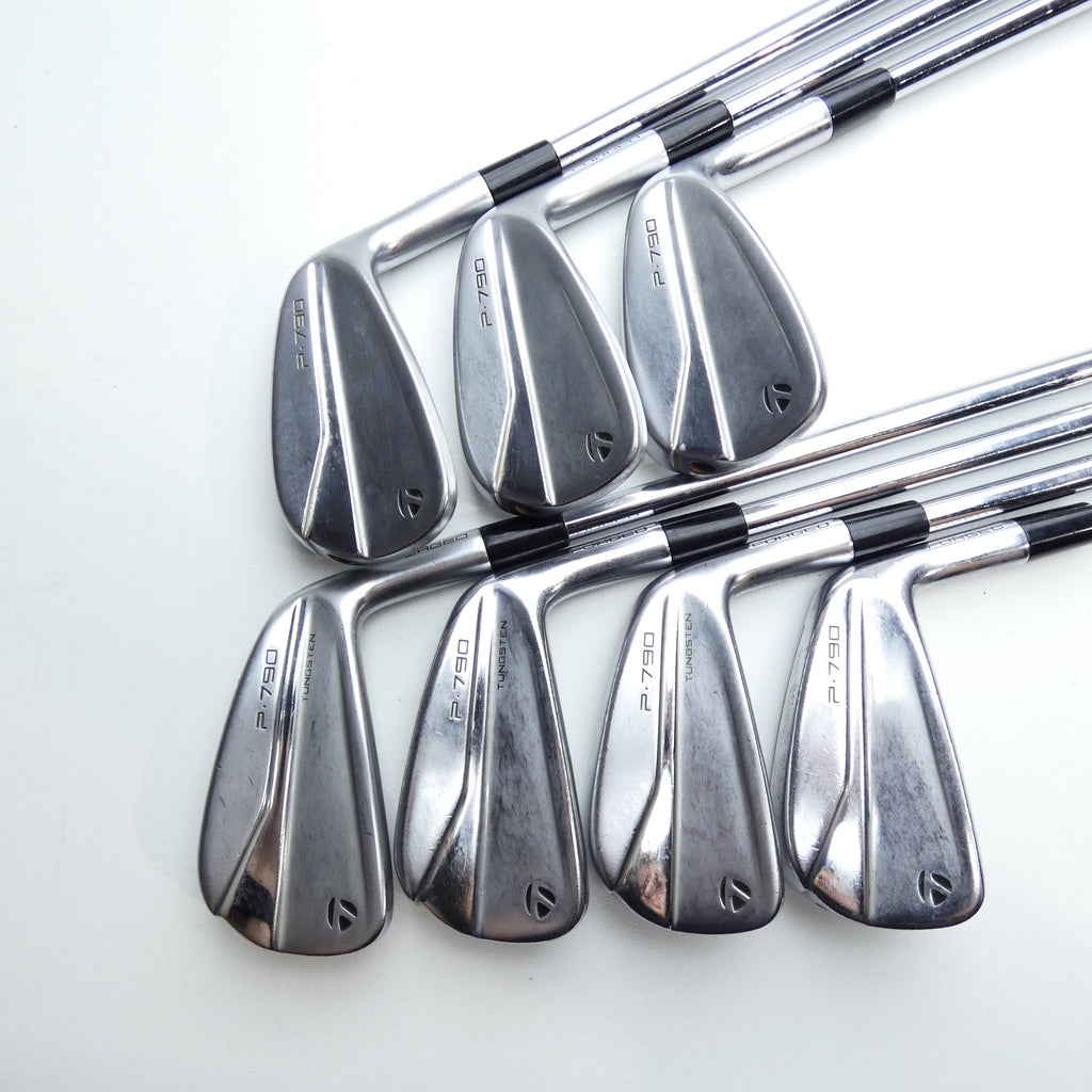 Used TaylorMade P790 2021 Iron Set / 4 - PW / Stiff Flex - Replay Golf 