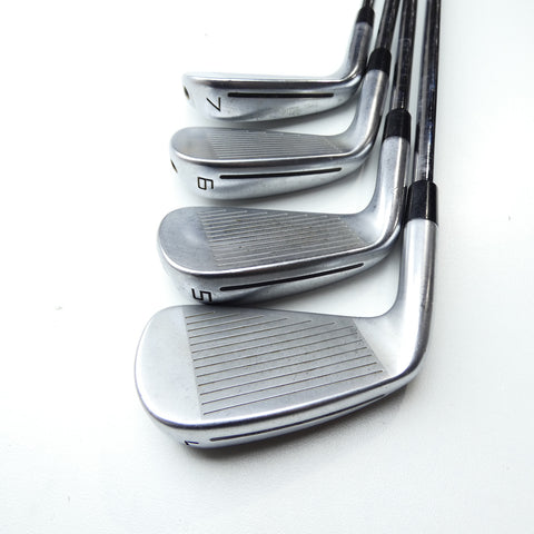 Used TaylorMade P790 2021 Iron Set / 4 - PW / Stiff Flex - Replay Golf 