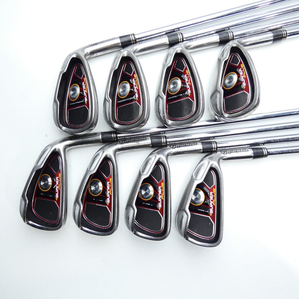 Used TaylorMade Burner Plus Iron Set / 4 - SW / Regular Flex