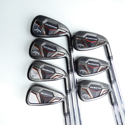 Used Callaway Big Bertha 2019 Iron Set / 4 - PW / Stiff Flex