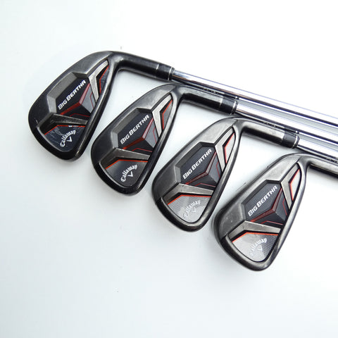 Used Callaway Big Bertha 2019 Iron Set / 4 - PW / Stiff Flex