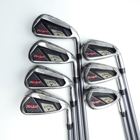 Used Callaway Razr X Iron Set / 5 - SW / Ladies Flex