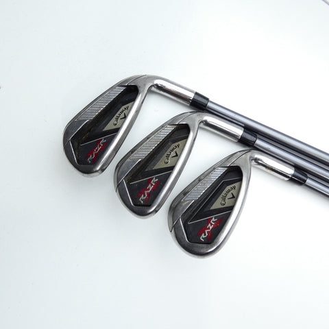 Used Callaway Razr X Iron Set / 5 - SW / Ladies Flex