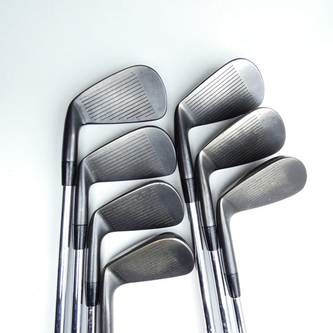 Used Cobra King Forged Tec Black Iron Set / 4 - PW / Stiff Flex