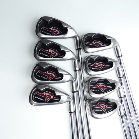 Used Callaway Big Bertha 2006 Iron Set / 3 - SW / Uniflex