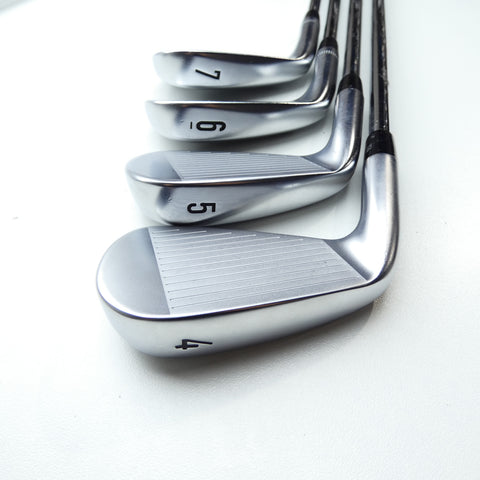 Used Callaway Apex CB and Apex Pro 24 Combo Iron Set / 4 - PW / Stiff Flex