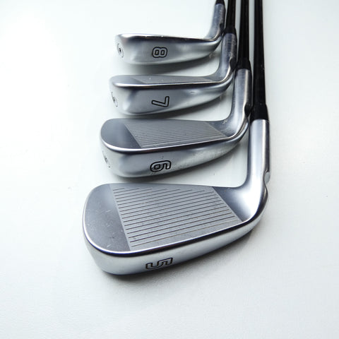 Used Ping i525 Iron Set / 5 - PW + AW / Soft Regular Flex