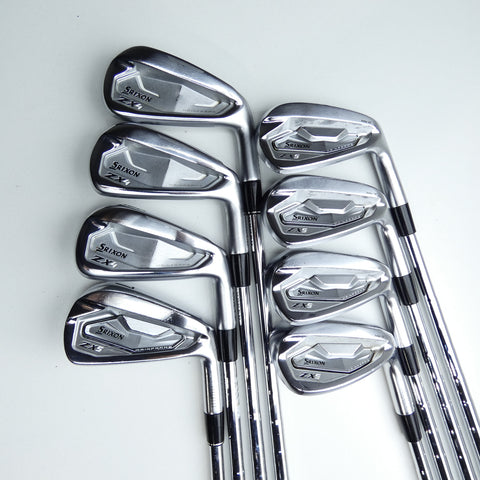 Used Srixon ZX4 MKII & ZX5 MKII Combo Set Iron Set / 4 - PW + AW / X-Stiff Flex