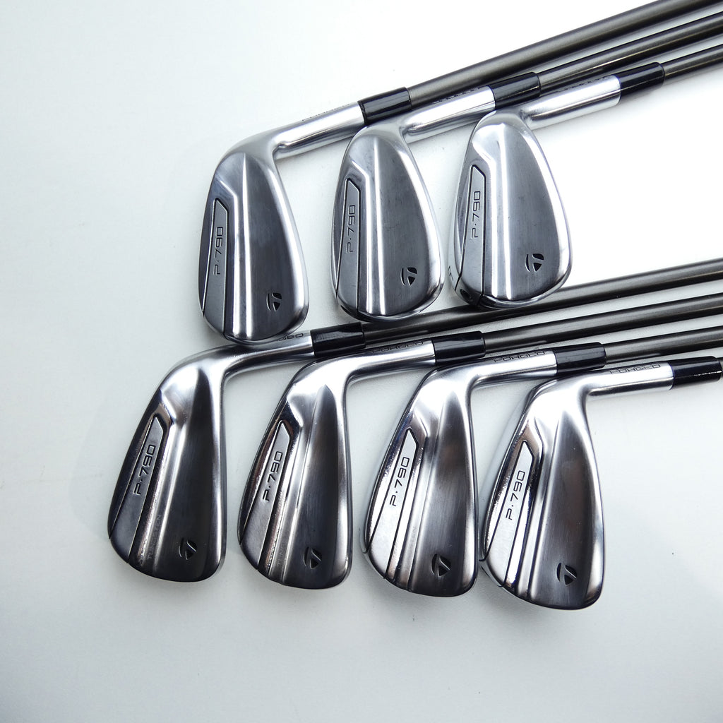 Used TaylorMade P790 2019 Iron Set / 5 - PW + AW / Stiff Flex