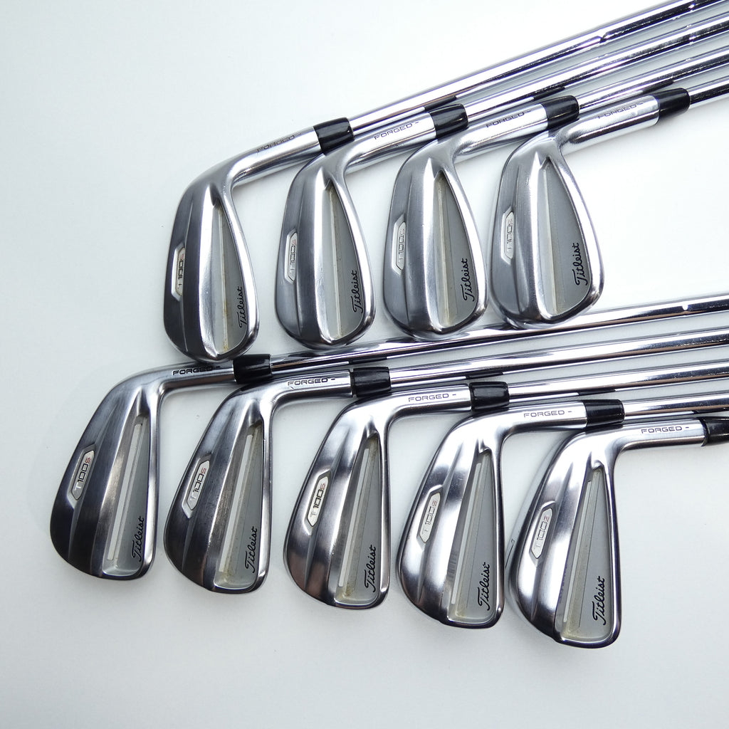 Used Titleist T100S 2021 Iron Set / 3 - PW + 48° / X-Stiff Flex