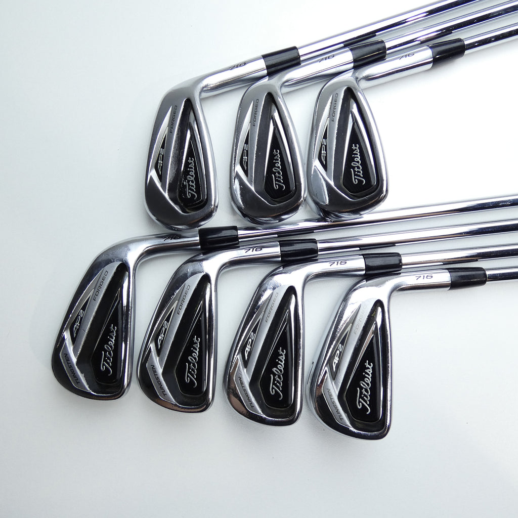 Used Titleist AP2 716 Iron Set / 4 - PW / Stiff Flex