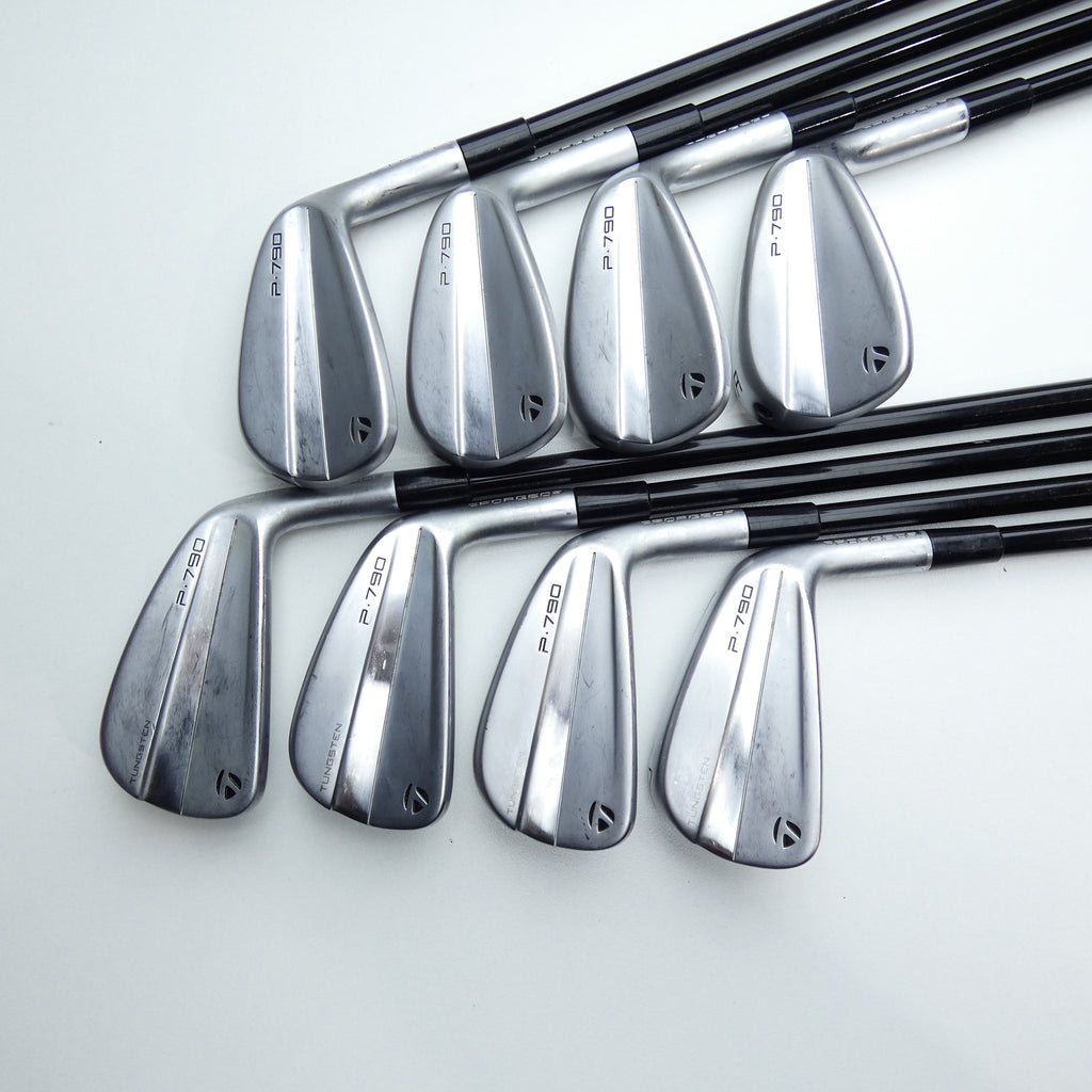 Used TaylorMade P790 2023 Iron Set / 4 - PW + AW / Stiff Flex