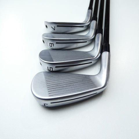 Used TaylorMade P790 2023 Iron Set / 4 - PW + AW / Stiff Flex