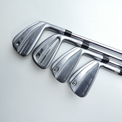 Used Wilson Staff Model XB CB & MB Combo Iron Set / 4 - PW / Stiff Flex