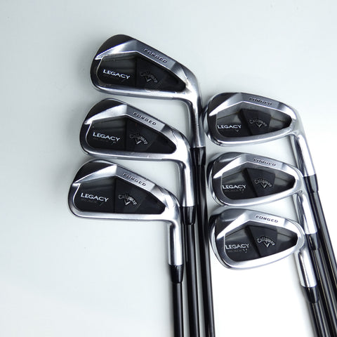Used Callaway Legacy Black Forged Iron Set / 5 - PW / Regular Flex