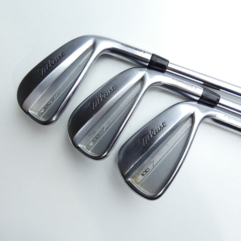 Used Titleist T100 2023 Iron Set / 6 - PW / Stiff Flex