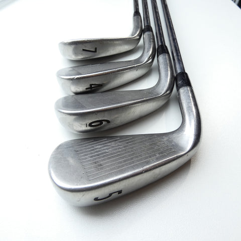 Used Titleist AP1 712 Iron Set / 4 - PW / Stiff Flex