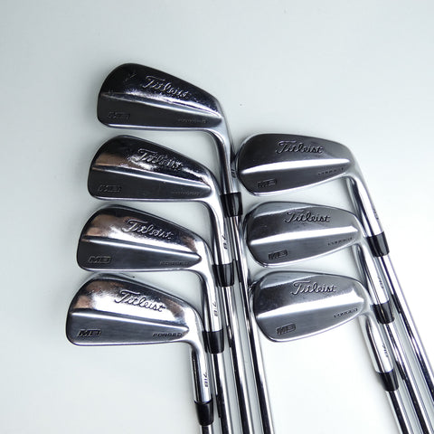 Used Titleist MB 718 Iron Set / 4 - PW / Stiff Flex