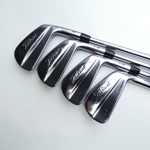 Used Titleist MB 718 Iron Set / 4 - PW / Stiff Flex