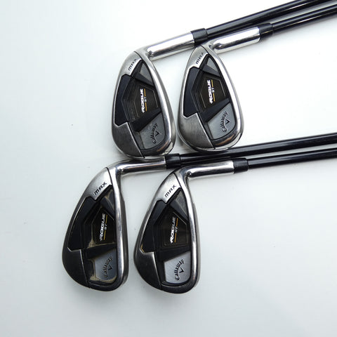 Used Callaway Rogue ST MAX Iron Set / 7 - PW / Regular Flex