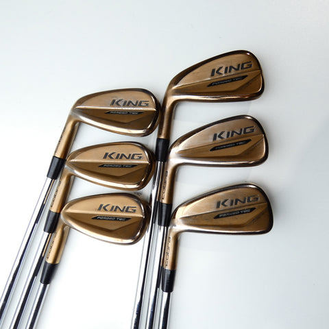 Used Cobra King Forged Tec Copper Iron Set / 5 - PW / Stiff Flex / Left-Handed